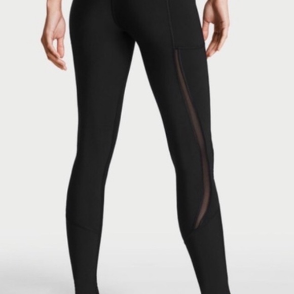 NWOT Victoria’s Secret Burgundy Leggings, Medium - Picture 4 of 7